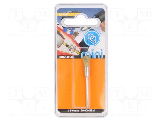 Cup brush; 5mm; Ø: 2.35mm; brass PG MINI PG-M4055