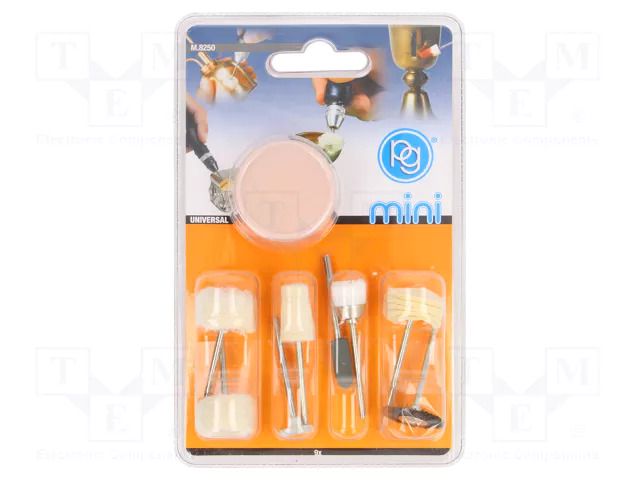 Acces.for drills; 9pcs. PG MINI PG-M8250