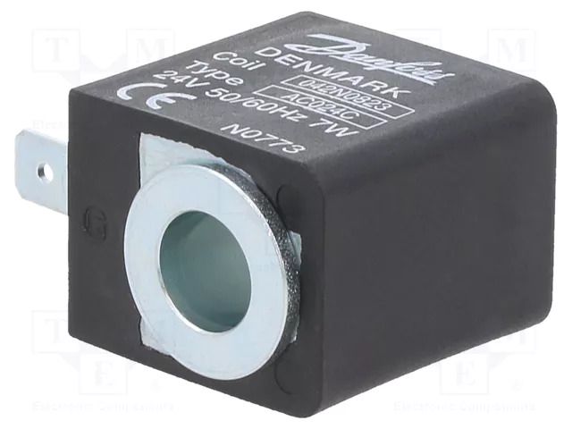 Accessories: coil for solenoid valve; 24VAC; 9mm; IP00; -40÷50°C DANFOSS 042N0823