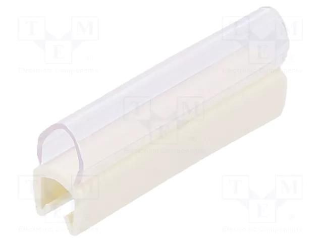 Markers; Marking: empty; 3÷4mm; PVC; white; -30÷60°C; push-in PARTEX PTC20021A9