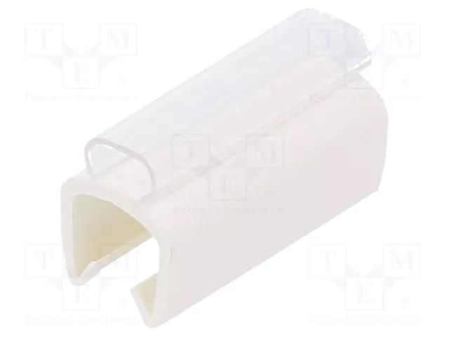 Markers; Marking: empty; 5÷6.2mm; PVC; white; -30÷60°C; push-in PARTEX PTC40015A9