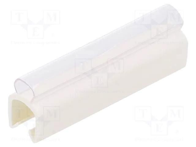 Markers; Marking: empty; 5÷6.2mm; PVC; white; -30÷60°C; push-in PARTEX PTC40030A9