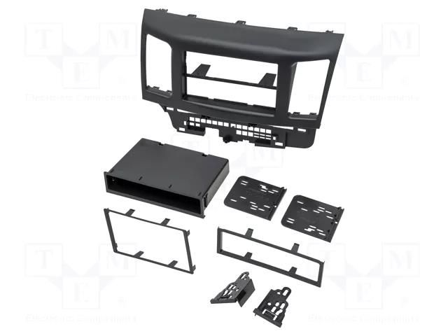 Radio frame; Mitsubishi; 2 DIN; black ACV RAM-40.943
