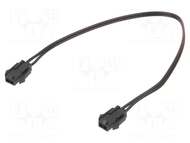 Cable; male-male; PIN: 2; 0.2m; 4A; Insulation: PVC; TLYp; 0.35mm2 ESPE KABX-2PMM-L200