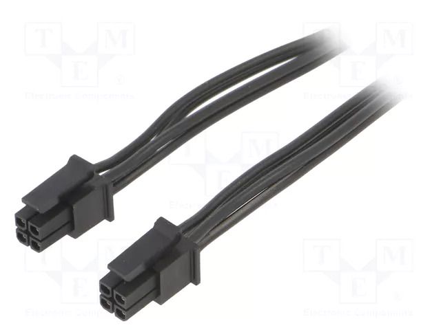 Cable; female-female; PIN: 4; 0.8m; 4A; Insulation: PVC; TLYp ESPE KABX-4PFF-L800