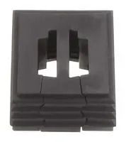 CABLE GROMMET, OPEN, TPE, BLACK 2583520000