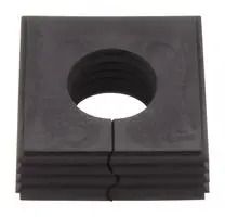 CABLE GROMMET, OPEN, TPE, BLACK 2583790000