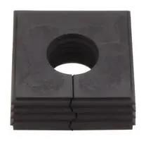 CABLE GROMMET, OPEN, TPE, BLACK 2583830000