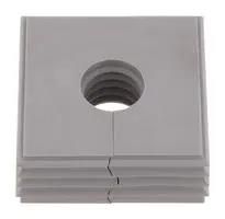 CABLE GROMMET, OPEN, TPE, GREY 2584510000
