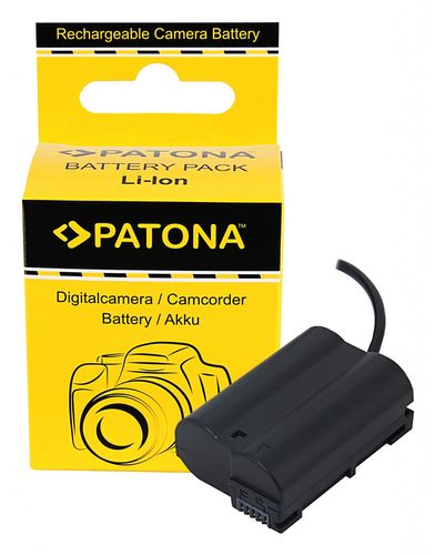 PATONA D-TAP Input Battery Adapter for Nikon Z5 Z6 Z7 D500 D800 D850 D7000 D7100 D7200 VFB12802 EN-EL15C, PATONA 9406 4055655225113