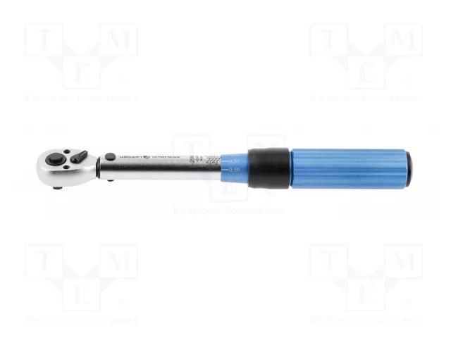 Wrench; torque; 255mm; 5÷25Nm; Mounting: 1/4" HÖGERT TECHNIK HT1W710