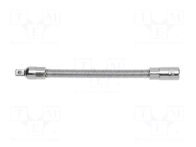 Extension; 1/4"; flexible; 150mm; socket HÖGERT TECHNIK HT1A740