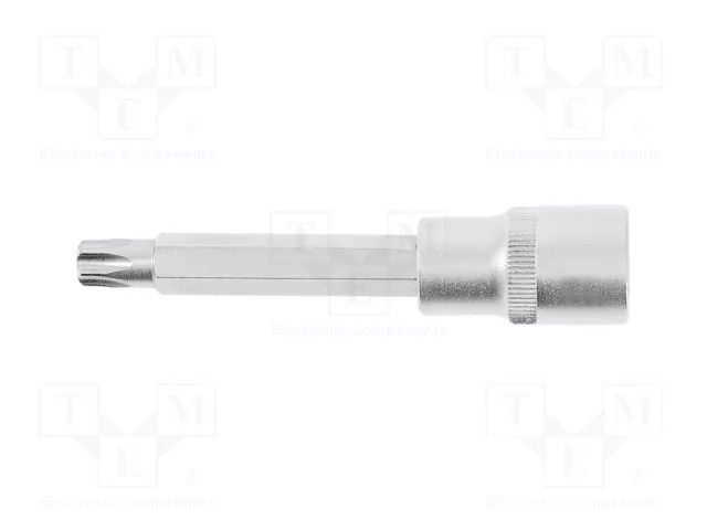 Socket; socket spanner,Torx®; Size: TX30; 1/2"; 100mm HÖGERT TECHNIK HT1S549