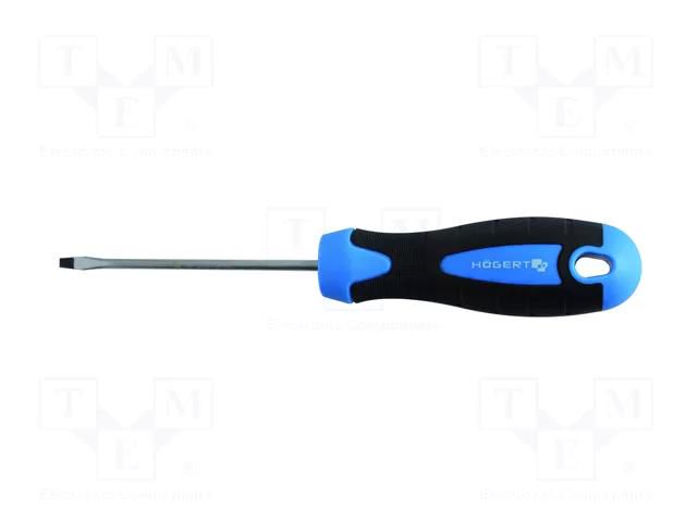 Screwdriver; slot; SL 3; 100mm HÖGERT TECHNIK HT1S002