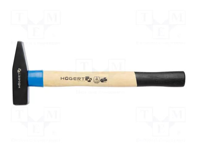 Hammer; fitter type; 800g; wood (ash) HÖGERT TECHNIK HT3B008