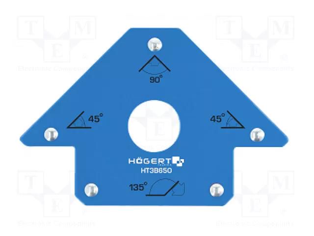 Try square; Kind: welding; magnetic; 34kg; arrow HÖGERT TECHNIK HT3B650