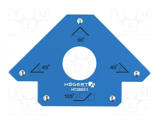Try square; Kind: welding; magnetic; 22.5kg; arrow HÖGERT TECHNIK HT3B651