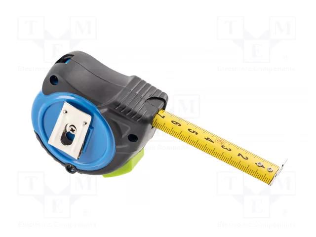 Measuring tape; L: 8m; Width: 25mm; Class: II; double-sided HÖGERT TECHNIK HT4M407