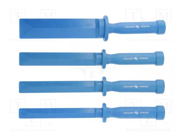 Kit: scrapers; 4pcs. HÖGERT TECHNIK HT8G392