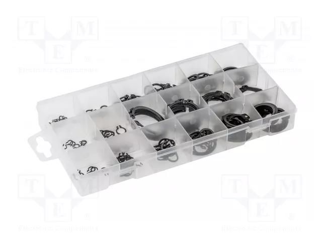 Circlip set; 150pcs. HÖGERT TECHNIK HT8G502
