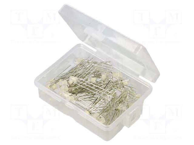 Diode: LED-kit; THT; 3mm; 50pcs; red/green; 3÷15VDC; plastic box OPTOSUPPLY OKLEDT3050RPW