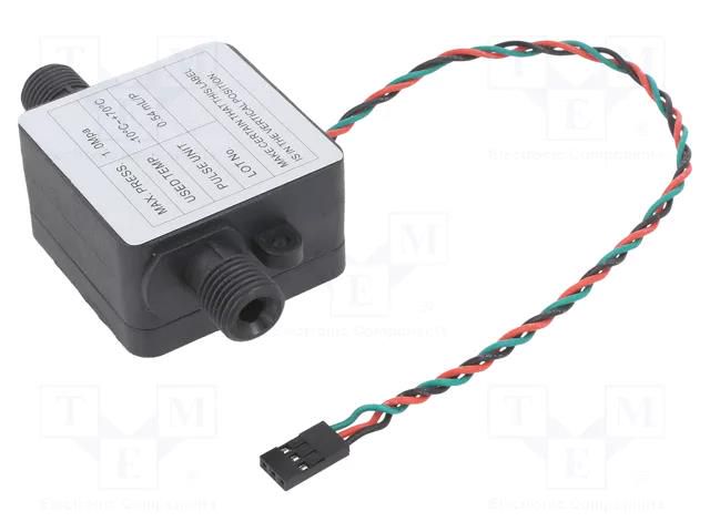 Sensor: flow; 3.5÷24VDC; 10mA; Output signal: NPN pulse signal DFROBOT DF-SEN0549