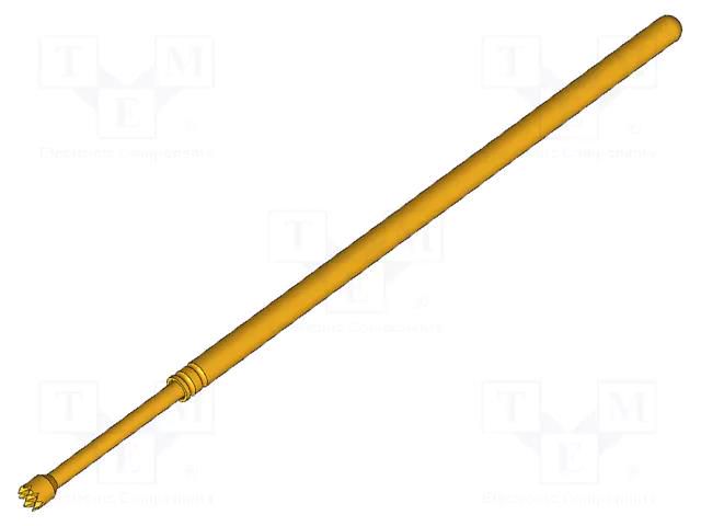 Test needle; Operational spring compression: 4.3mm; 3A; Ø: 1mm INGUN GKS-075-0035