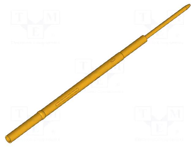 Test probe socket; Contact plating: gold-plated; KS-075; L: 40mm INGUN KS-07544G