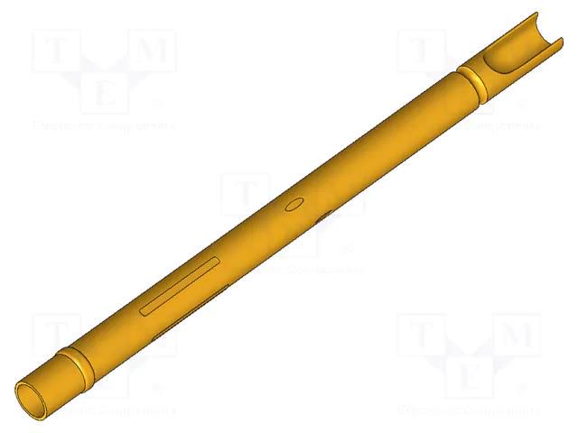 Test probe socket; Contact plating: gold-plated; KS-100 INGUN KS-1003025