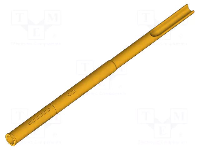 Test probe socket; gold-plated; KS-101; L: 26mm; test needles INGUN KS-10130