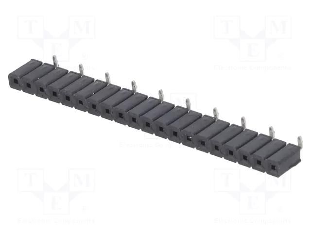 Connector: pin strips; socket; female; PIN: 20; BL LP 5 SMD; 3A FISCHER ELEKTRONIK BLLP5SMD20Z