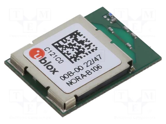 Module: Bluetooth Low Energy; Bluetooth: 5.2; 5dBm; Range: 400m u-blox NORA-B106-00B