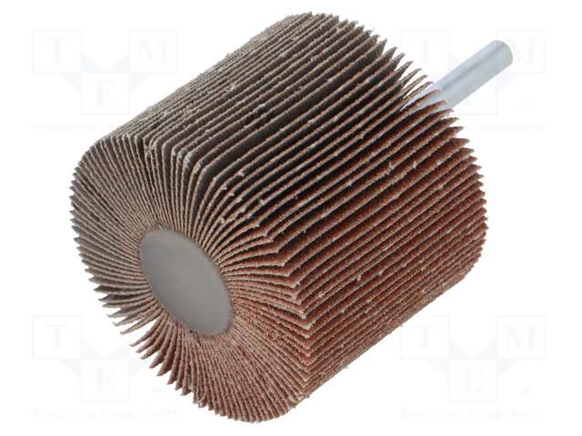 Grinding pin; Granularity: 80; Mounting: rod 6mm; flap,with lever PG PROFESSIONAL PG-RG.063