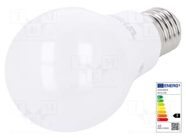 LED lamp; cool white; E27; 230VAC; 1055lm; P: 11.5W; 6500K ams OSRAM 4052899971035