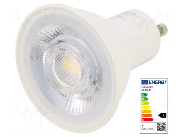 LED lamp; neutral white; GU10; 230VAC; 575lm; P: 6.5W; 4000K ams OSRAM 4058075198791