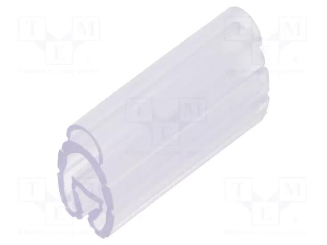 Markers; 4÷10mm; PVC; transparent; -30÷60°C; PT+20; UL94V-0; W: 6mm PARTEX PT+20021A