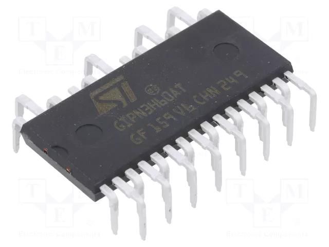 IC: driver; IGBT three-phase bridge,NTC thermistor; SLLIMM nano STMicroelectronics STGIPN3H60AT