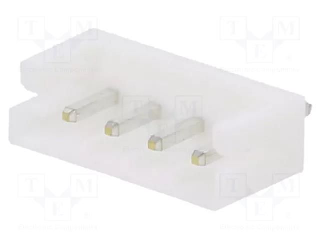 Connector: wire-board; socket; male; PIN: 4; EH; 3A; 250V; straight JST B4B-EH-A