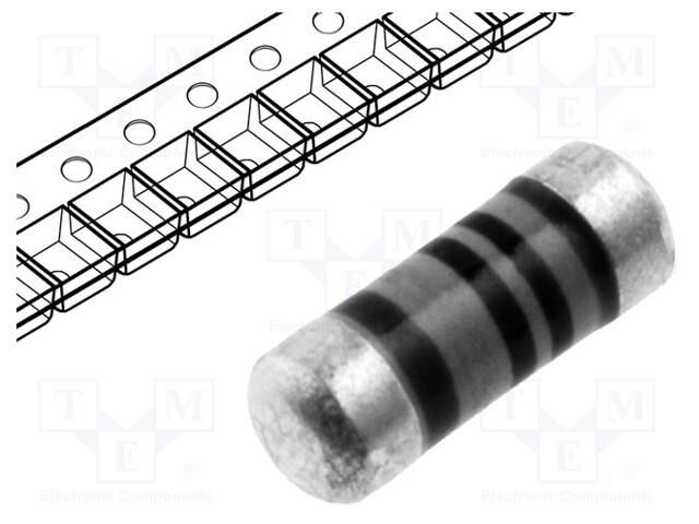 Resistor: thin film; SMD; 0204 MiniMELF; 20Ω; 250mW; ±1%; -55÷155°C VISHAY SMM02040C2009FB300