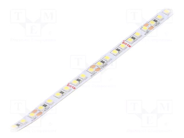 LED tape; white neutral; LED/m: 140; 8mm; IP20; 120°; 9.6W/m; 24VDC KLUŚ K-40-0960-24V