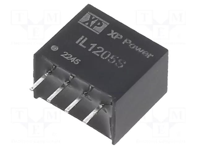 Converter: DC/DC; 2W; Uin: 12VDC; Uout: 5VDC; Iout: 400mA; SIP; THT; IL XP POWER IL1205S