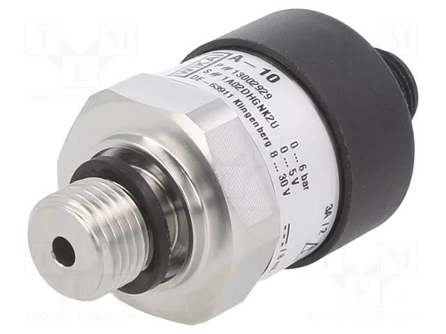 Converter: pressure; Pressure setting range: 0÷6bar; 0.5%; IP67 WIKA A106BG360HD1ZGAM4Z