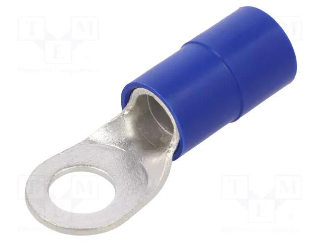 Tip: ring; M12; Ø: 13mm; 50mm2; crimped; for cable; insulated; tinned ERKO KOE-12-50/50