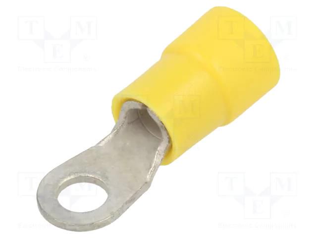 Tip: ring; M4; Ø: 4.3mm; 4÷6mm2; crimped; for cable; insulated ERKO KOE-4-6/100