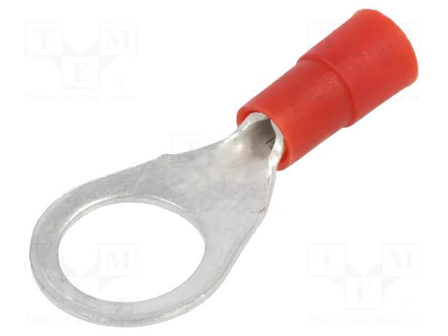 Tip: ring; M8; Ø: 8.5mm; 0.5÷1mm2; crimped; for cable; insulated ERKO KOE-8-1/100