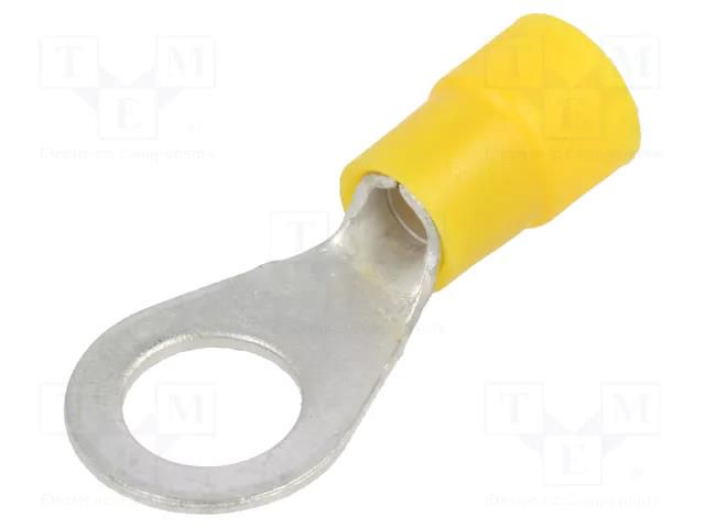 Tip: ring; M8; Ø: 8.5mm; 4÷6mm2; crimped; for cable; insulated ERKO KOE-8-6/100