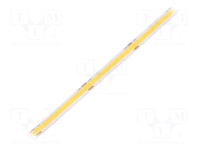 COB LED tape; white neutral; 8mm; IP20; 160°; 8W/m; CRImin: 90 FOSE COB-320-NW-24-8W