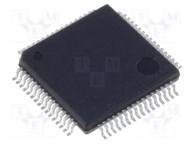 IC: ARM microcontroller; Flash: 256kx8bit; LQFP64; 1.62÷1.95VDC MICROCHIP TECHNOLOGY ATSAM3S4BA-AU