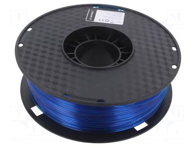 Filament: PET-G; 1.75mm; blue; 220÷260°C; 1kg GEMBIRD 3DP-PETG1.75-01-B