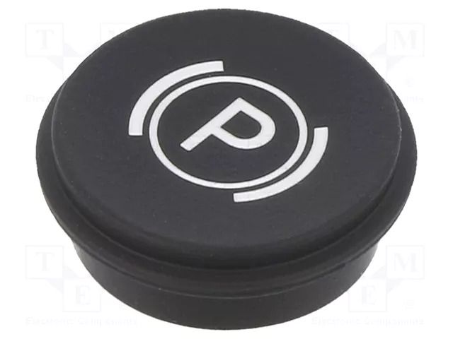 Button; round; Ø21mm; black; 09 EAO 09-0S12.0238